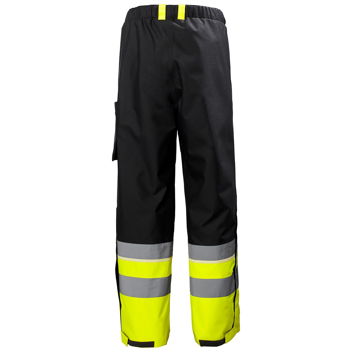 Helly Hansen UC-ME Shell Pant Class 1 Hi-Vis Yellow/Ebony Rear Helly Hansen UC-ME Shell Pant Class 1 Hi-Vis Yellow/Ebony Rear