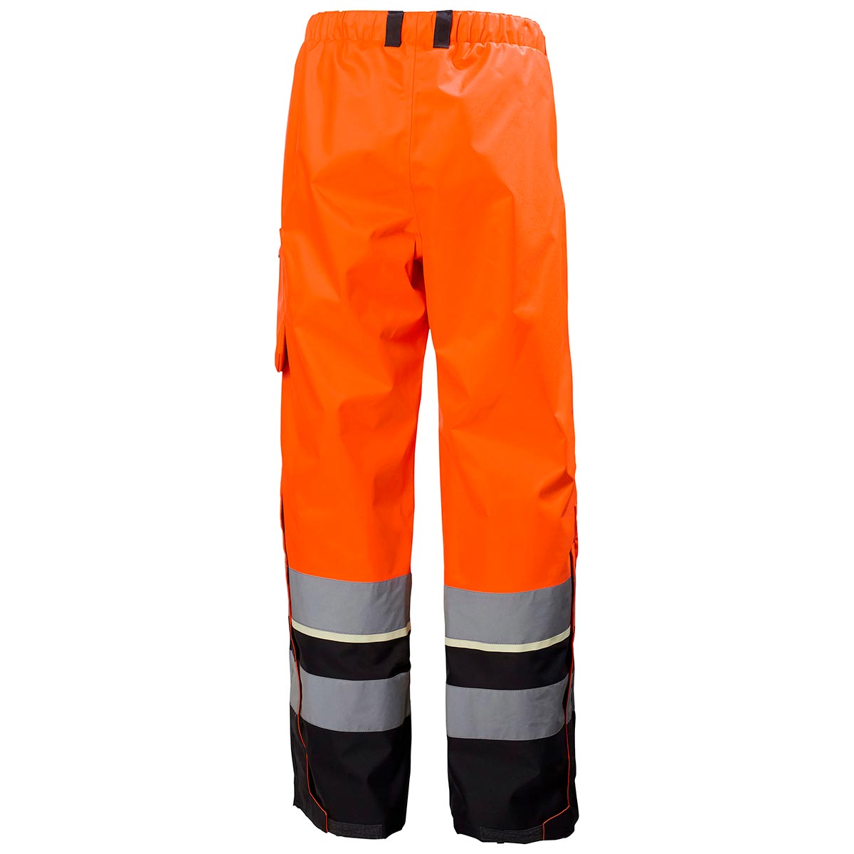 Helly Hansen UC-ME Shell Pant Class 2 Hi-Vis Orange/Ebony Rear Helly Hansen UC-ME Shell Pant Class 2 Hi-Vis Orange/Ebony Rear