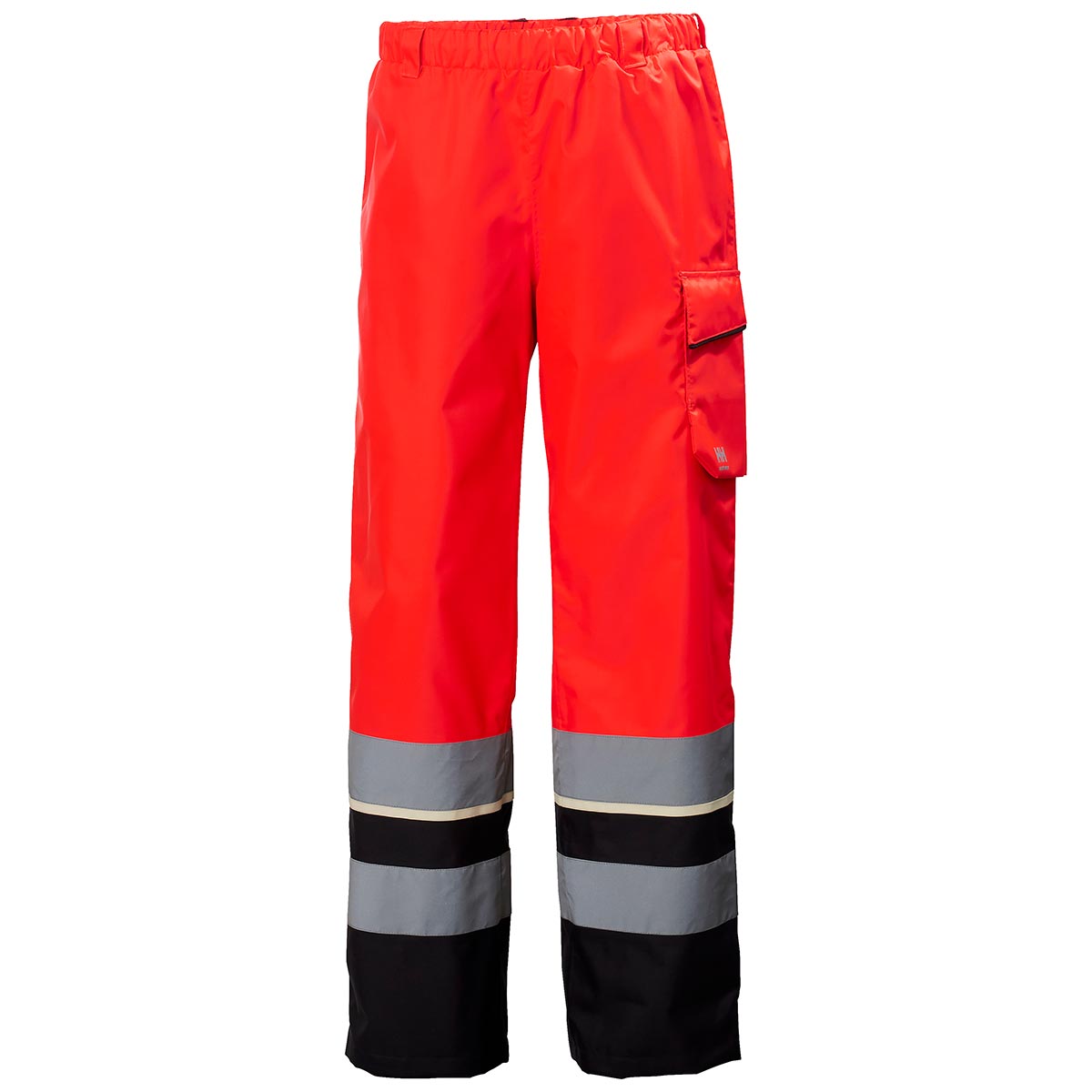 Helly Hansen UC-ME Shell Pant Class 2 Hi-Vis Red/Ebony Helly Hansen UC-ME Shell Pant Class 2 Hi-Vis Red/Ebony