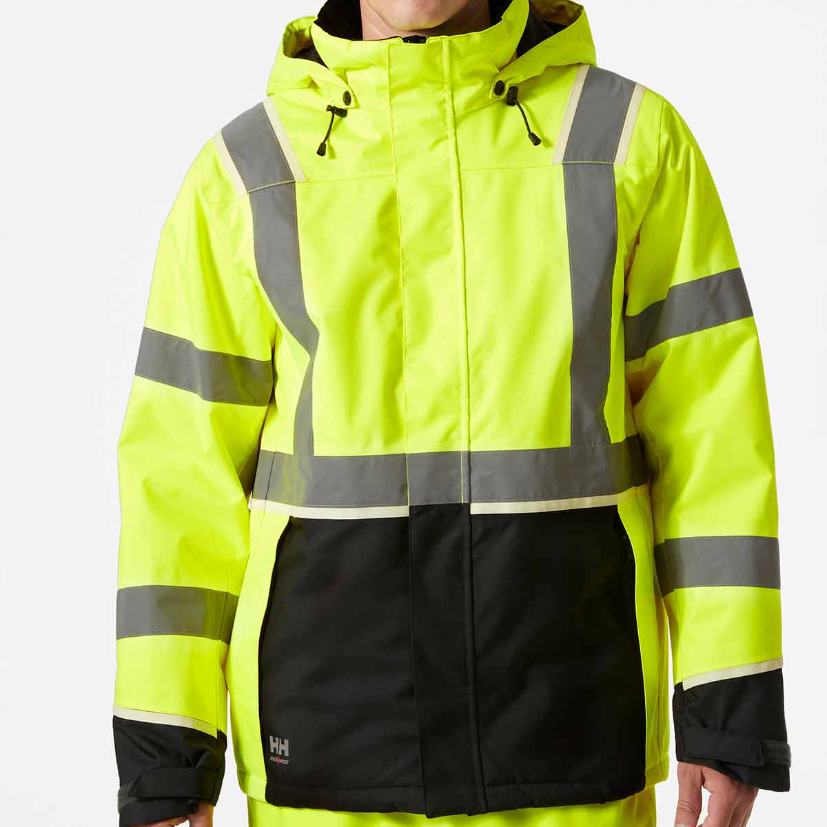 Helly Hansen UC-ME Winter Jacket Hi Vis Yellow/Ebony Helly Hansen UC-ME Winter Jacket Hi Vis Yellow/Ebony