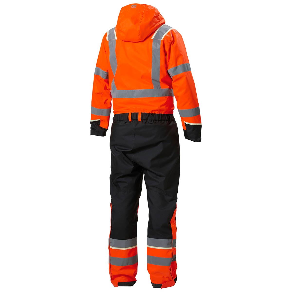 Helly Hansen UC-ME Winter Suit Hi-Vis Orange - Ebony Rear Helly Hansen UC-ME Winter Suit Hi-Vis Orange - Ebony Rear