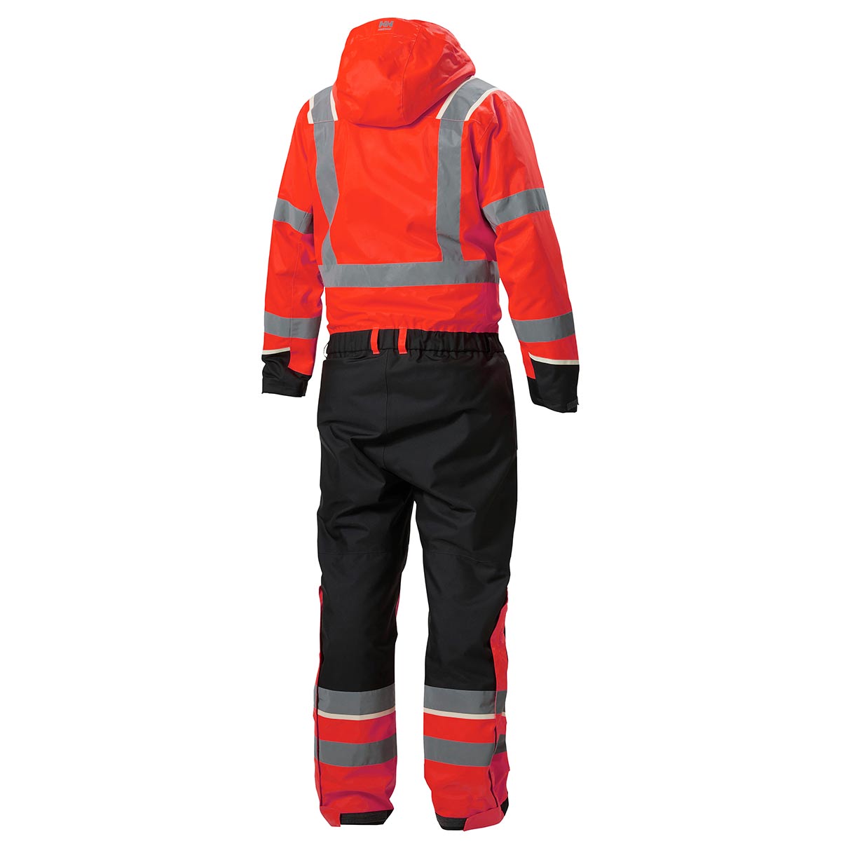 Helly Hansen UC-ME Winter Suit Hi-Vis Red - Ebony Rear Helly Hansen UC-ME Winter Suit Hi-Vis Red - Ebony Rear