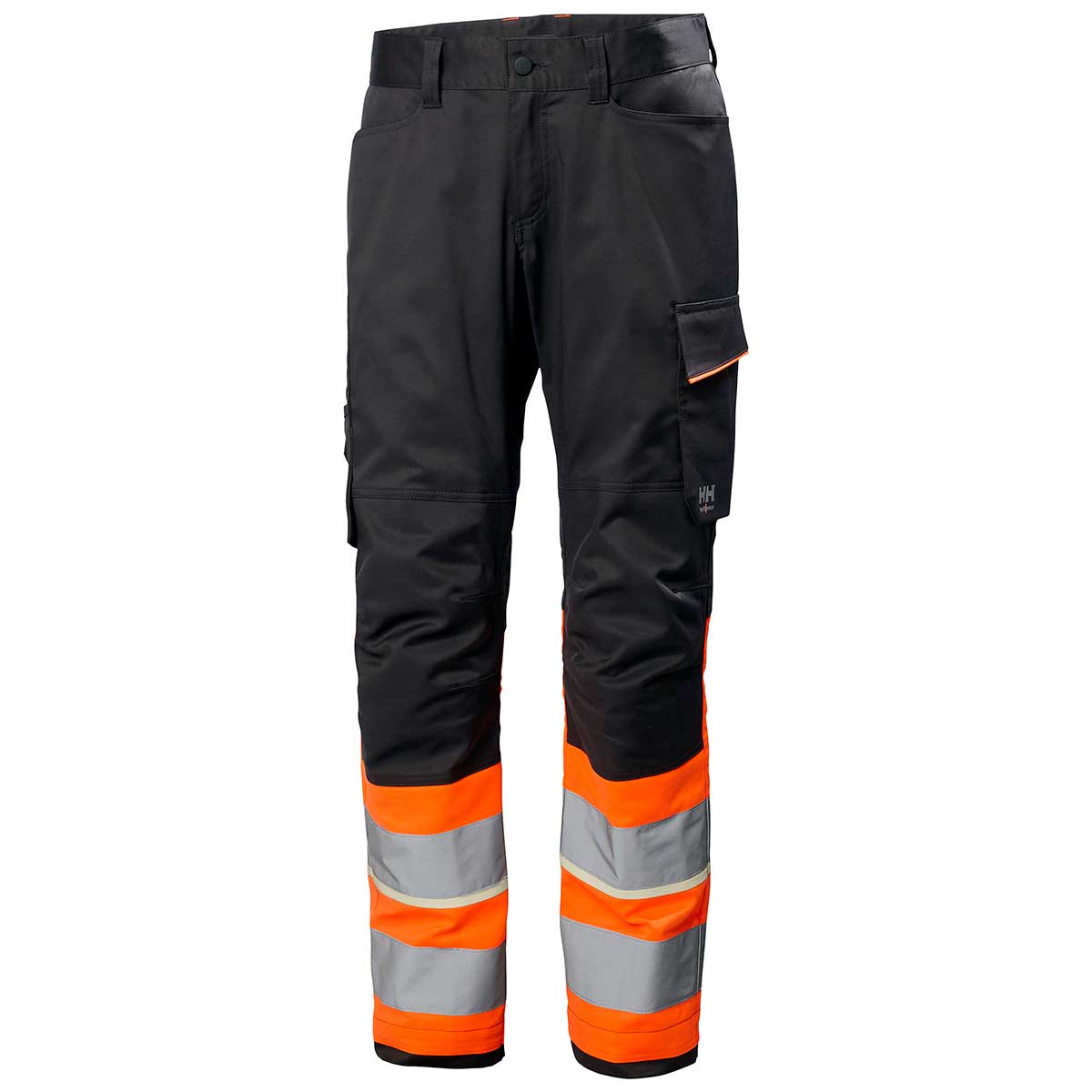 Helly Hansen UC-ME Work Pant Class 1 Hi-Vis Orange - Ebony Helly Hansen UC-ME Work Pant Class 1 Hi-Vis Orange - Ebony