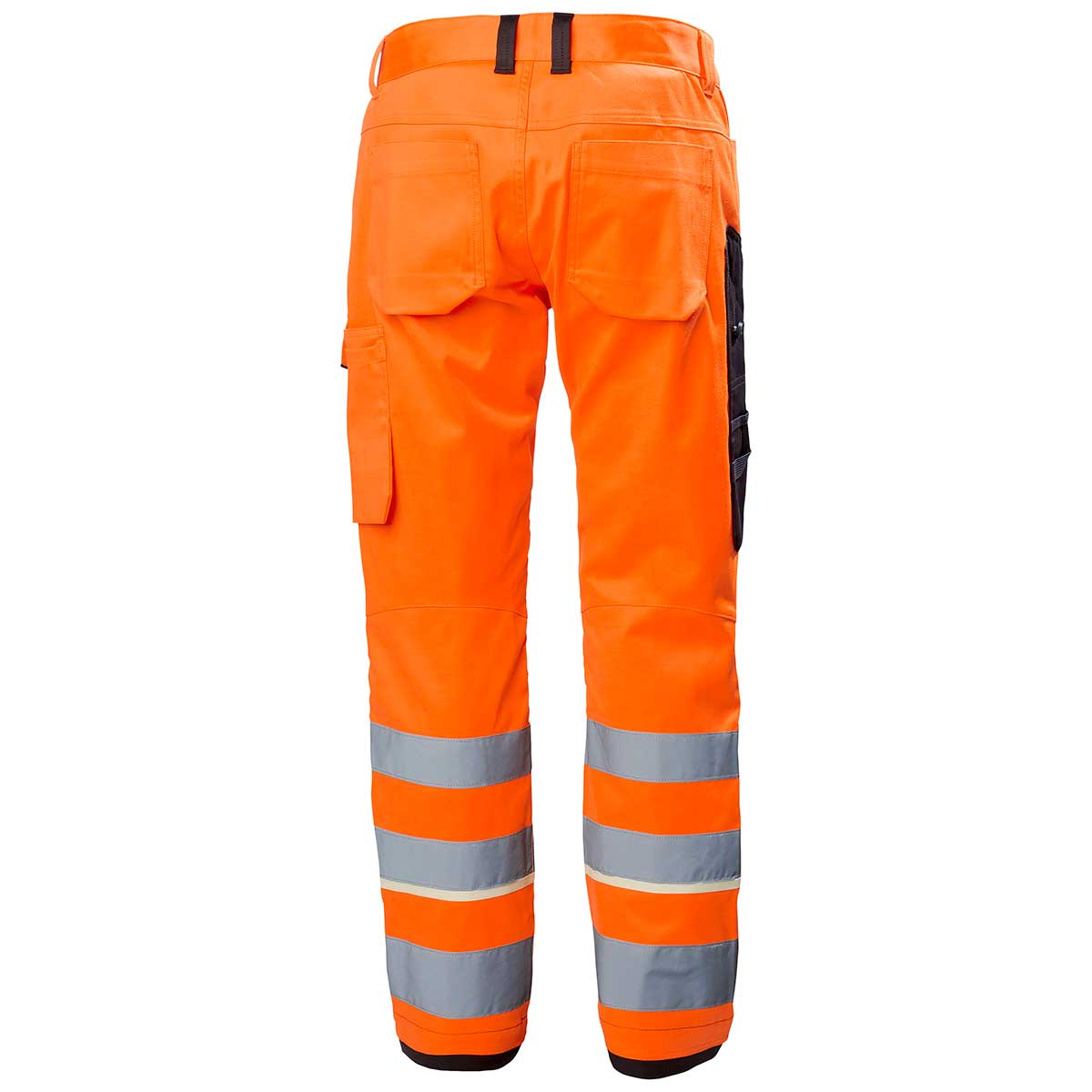 Helly Hansen UC-ME Work Pant Class 2 Hi-Vis Orange - Ebony Rear Helly Hansen UC-ME Work Pant Class 2 Hi-Vis Orange - Ebony Rear
