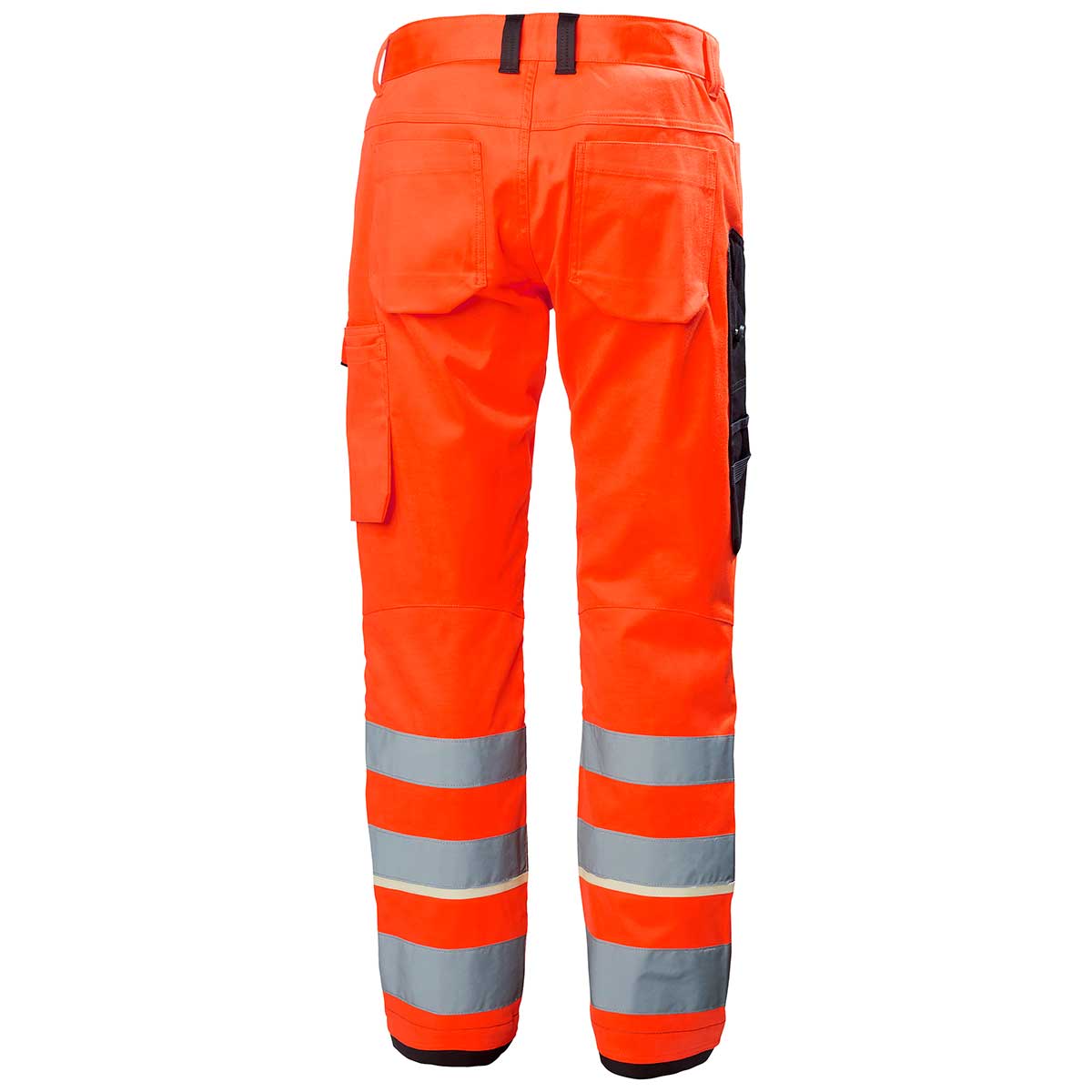 Helly Hansen UC-ME Work Pant Class 2 Hi-Vis Red - Ebony Rear Helly Hansen UC-ME Work Pant Class 2 Hi-Vis Red - Ebony Rear