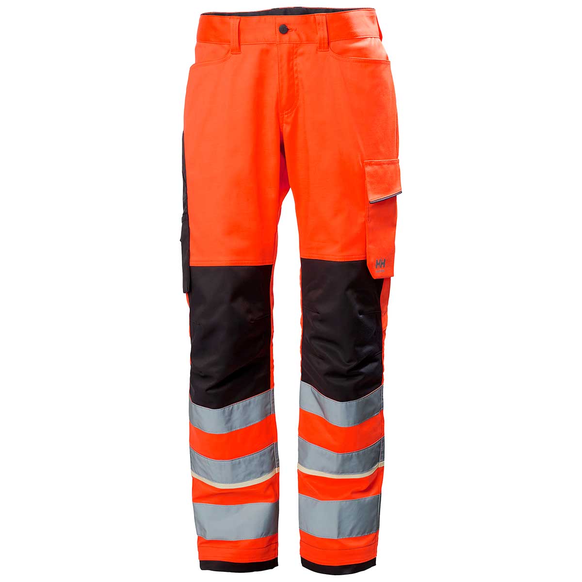 Helly Hansen UC-ME Work Pant Class 2 Hi-Vis Red - Ebony Helly Hansen UC-ME Work Pant Class 2 Hi-Vis Red - Ebony