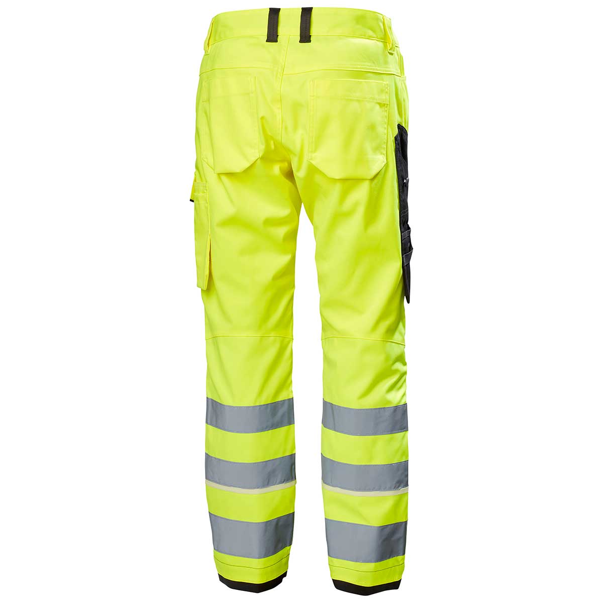 Helly Hansen UC-ME Work Pant Class 2 Hi-Vis Yellow - Ebony Rear Helly Hansen UC-ME Work Pant Class 2 Hi-Vis Yellow - Ebony Rear
