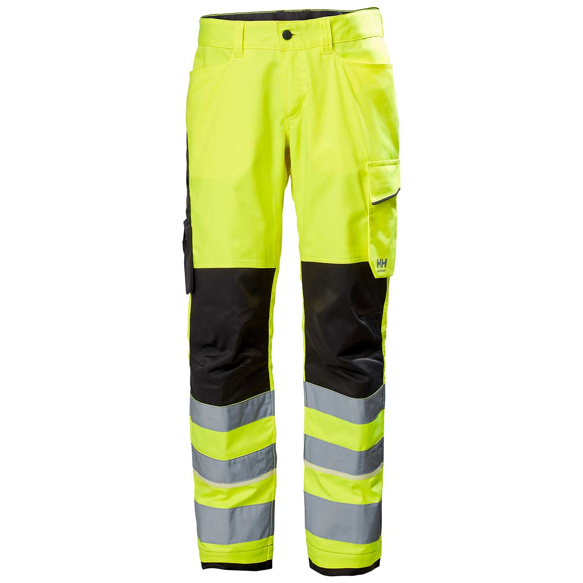 Helly Hansen UC-ME Work Pant Class 2 Hi-Vis Yellow - Ebony Helly Hansen UC-ME Work Pant Class 2 Hi-Vis Yellow - Ebony