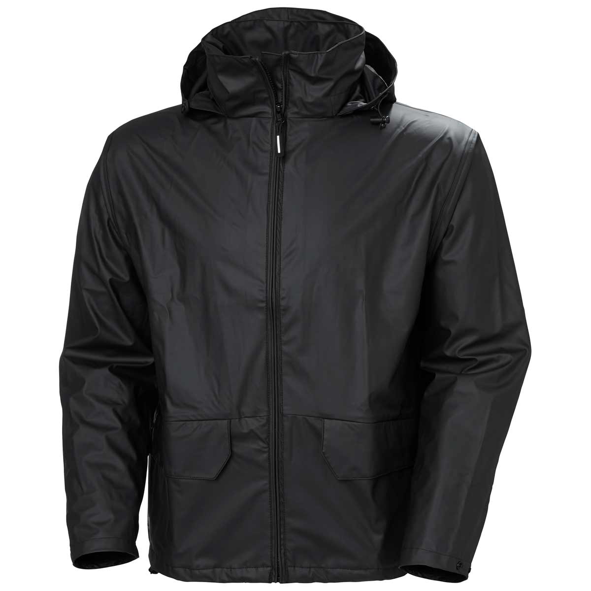 Helly-Hansen-Voss-Rain-Jacket-Black-Front Helly-Hansen-Voss-Rain-Jacket-Black-Front