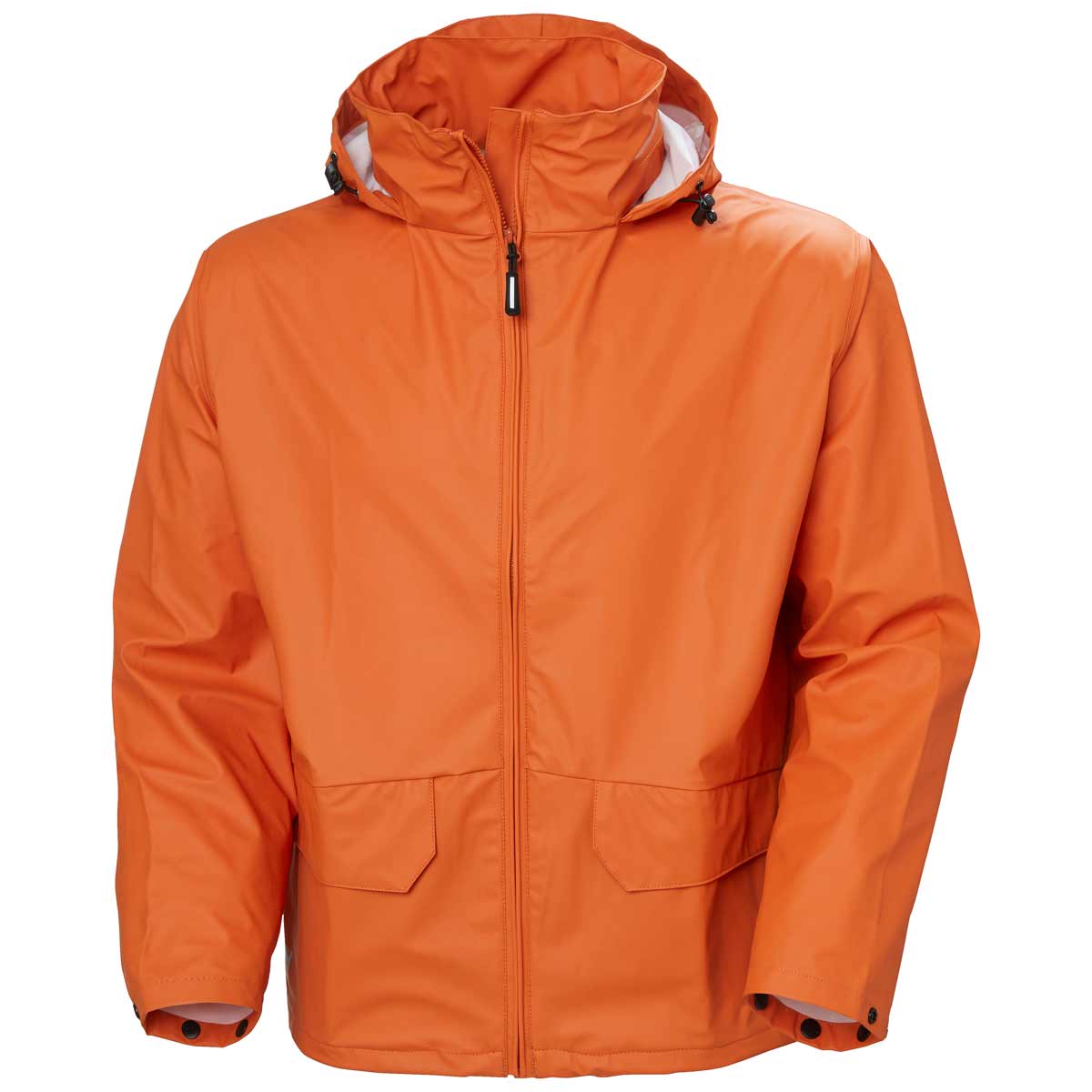 Helly-Hansen-Voss-Rain-Jacket-Dark-Orange-Front Helly-Hansen-Voss-Rain-Jacket-Dark-Orange-Front