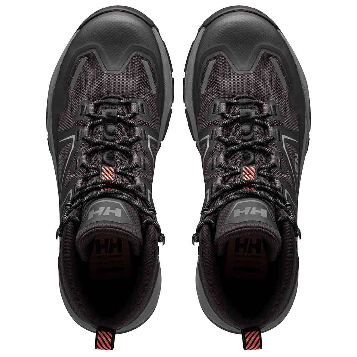 Helly Hansen Women's Cascade Mid Helly Tech Boots Black - Bright Bloom Top Helly Hansen Women's Cascade Mid Helly Tech Boots Black - Bright Bloom Top