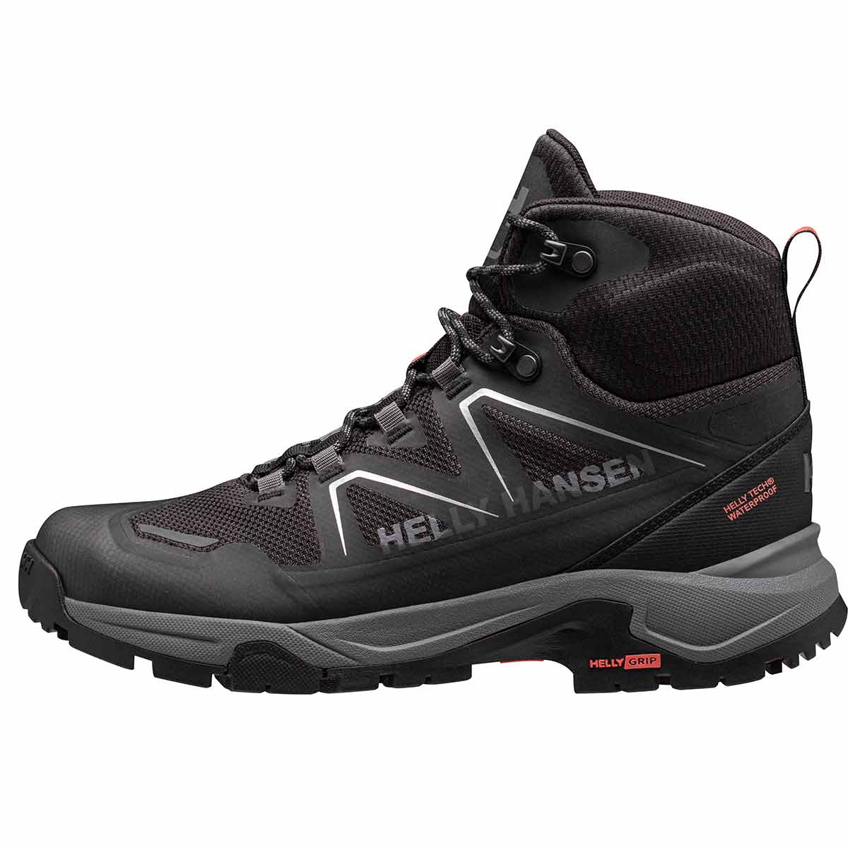 Helly Hansen Women's Cascade Mid Helly Tech Boots Black - Bright Bloom Helly Hansen Women's Cascade Mid Helly Tech Boots Black - Bright Bloom