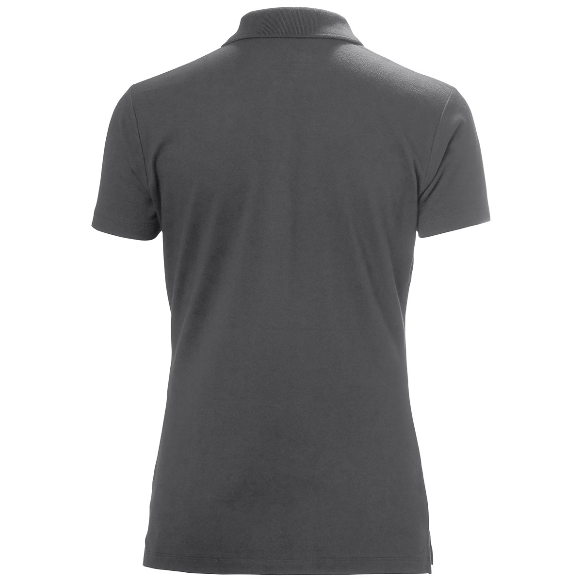 Helly Hansen Women's Classic 2.0 Polo Shirt - Dark Grey - Rear Helly Hansen Women's Classic 2.0 Polo Shirt - Dark Grey - Rear