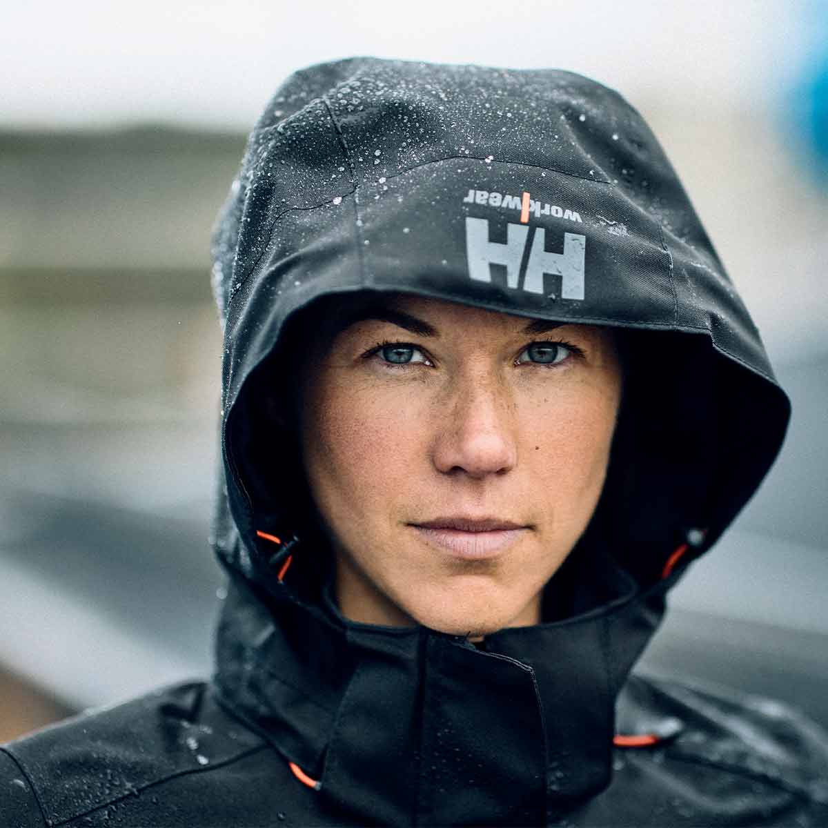 Helly Hansen Women's Kensington Shell Jacket - Model Helly Hansen Women's Kensington Shell Jacket - Model