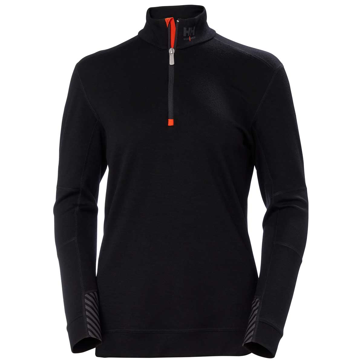 Helly Hansen Women's Lifa Merino Half Zip Base layer - black Helly Hansen Women's Lifa Merino Half Zip Base layer - black