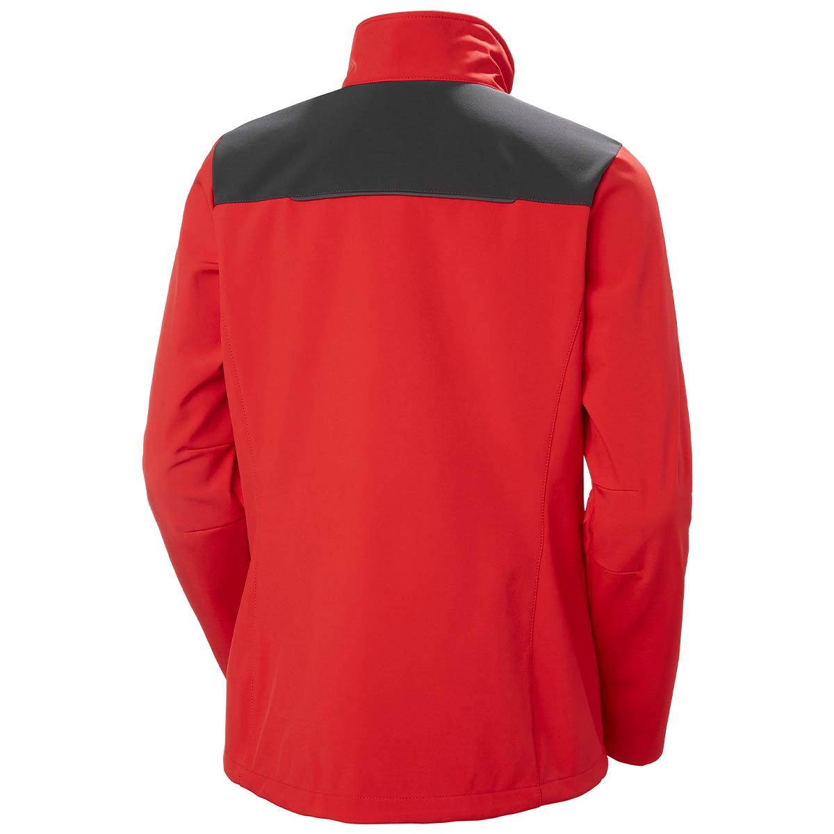 Helly Hansen Women's Manchester 2.0 Softshell Jacket - Alert Red/Ebony - Rear Helly Hansen Women's Manchester 2.0 Softshell Jacket - Alert Red/Ebony - Rear