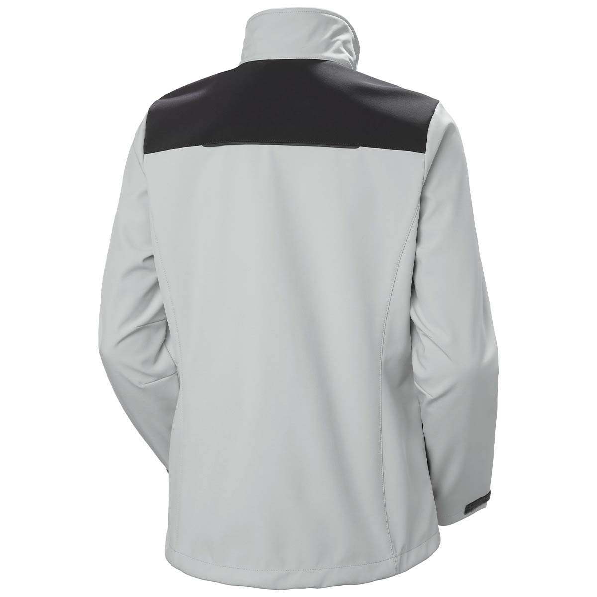 Helly Hansen Women's Manchester 2.0 Softshell Jacket - Grey Fog/Ebony - Rear Helly Hansen Women's Manchester 2.0 Softshell Jacket - Grey Fog/Ebony - Rear