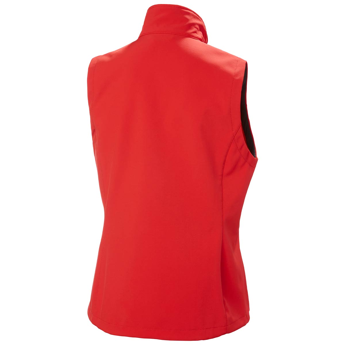 Helly Hansen Women's Manchester 2.0 Zip In Softshell Vest - Alert Red - Rear Helly Hansen Women's Manchester 2.0 Zip In Softshell Vest - Alert Red - Rear