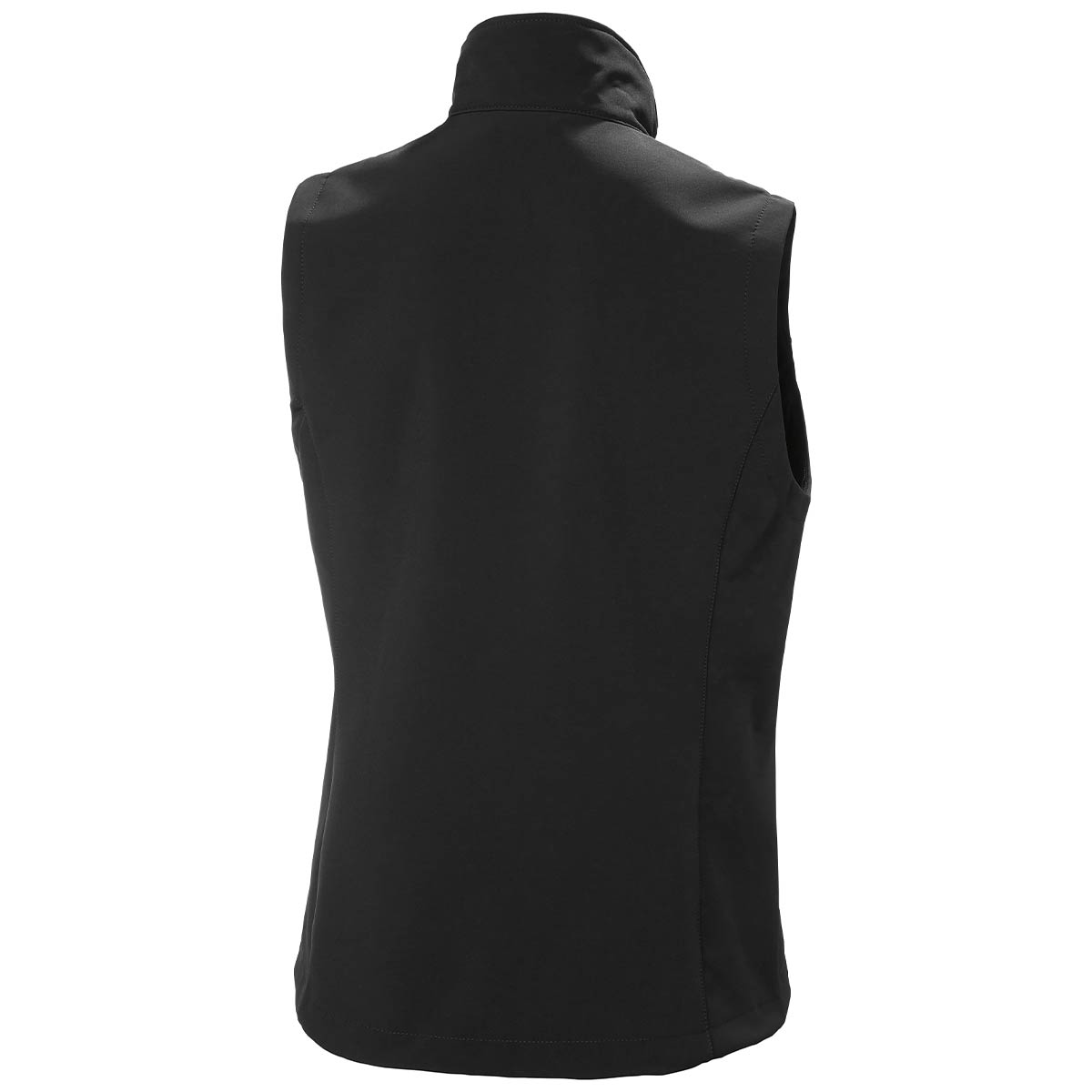 Helly Hansen Women's Manchester 2.0 Zip In Softshell Vest- Ebony - Rear Helly Hansen Women's Manchester 2.0 Zip In Softshell Vest- Ebony - Rear