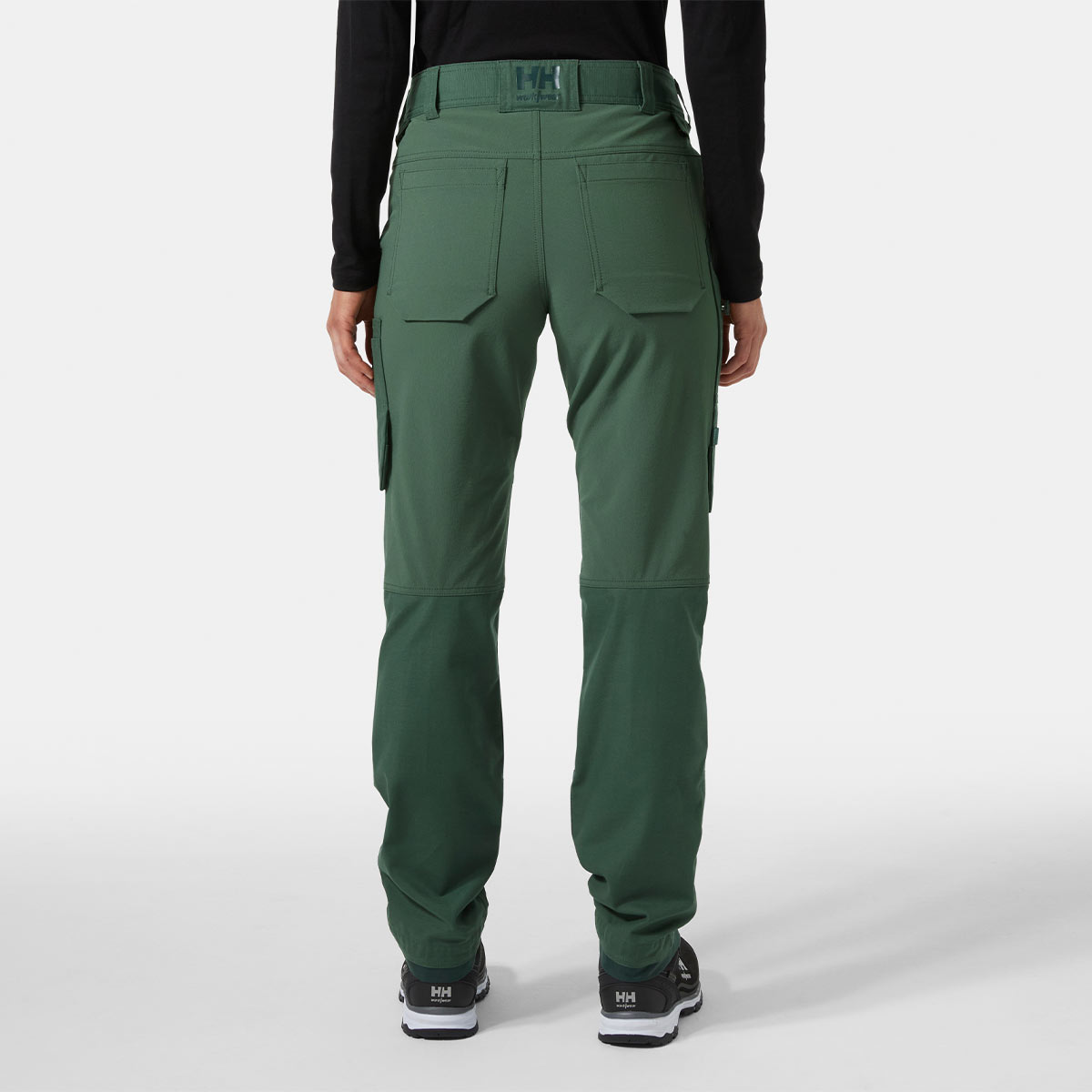 Helly Hansen Women's Oxford 4X HH Connect™ Pant - Spruce/Darkest Spruce - Rear Helly Hansen Women's Oxford 4X HH Connect™ Pant - Spruce/Darkest Spruce - Rear