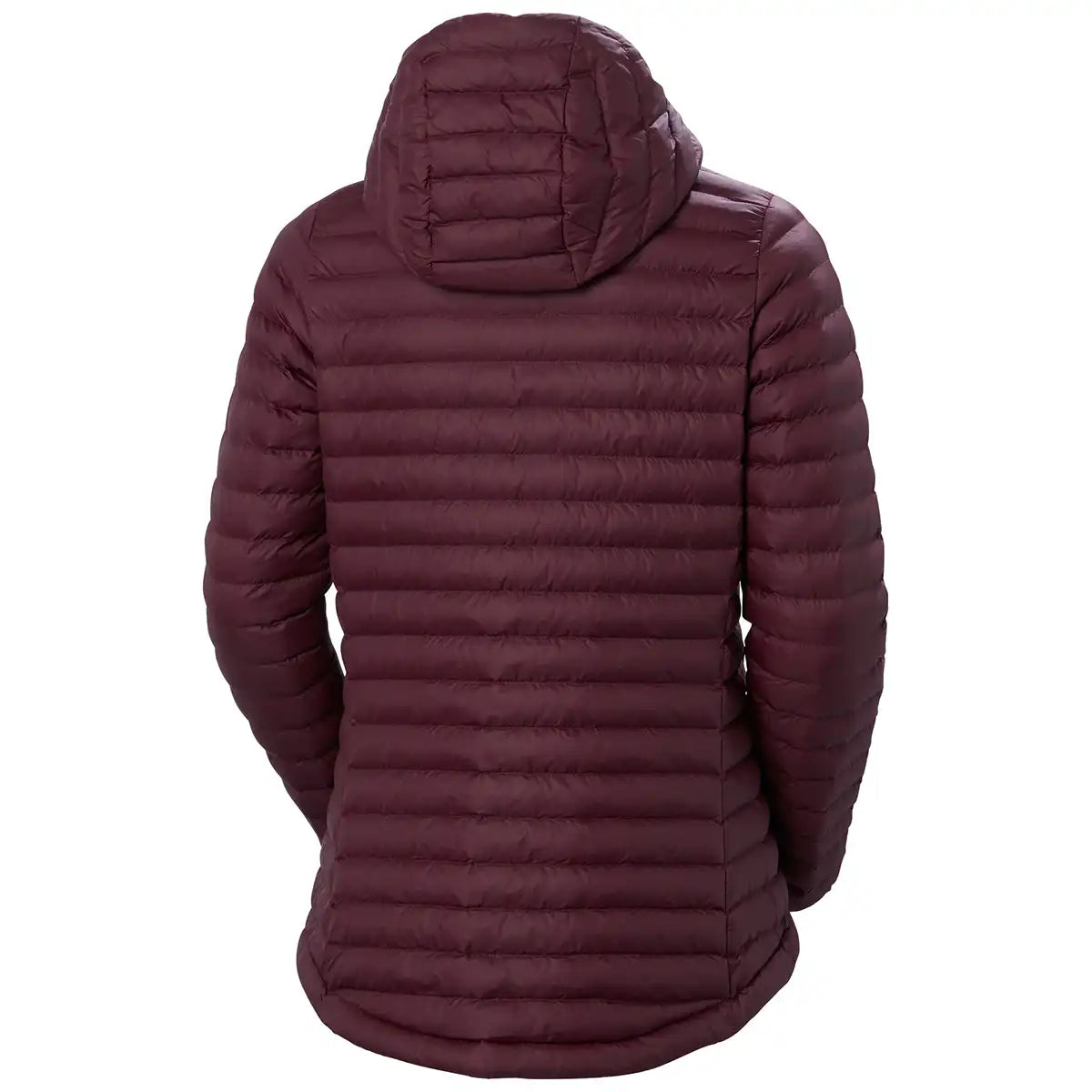 Helly Hansen Women's Sirdal Hooded Insulator Jacket - Hickory - Back Helly Hansen Women's Sirdal Hooded Insulator Jacket - Hickory - Back