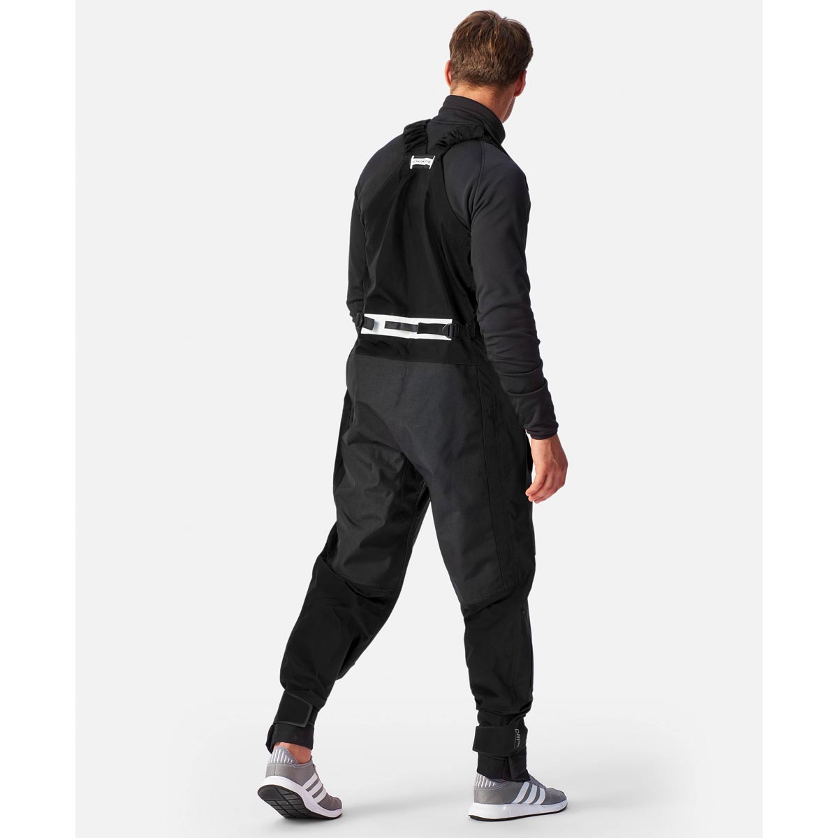 Henri Lloyd Men's Elite Hi-Fit Sailing Salopettes - Black Life Rear Henri Lloyd Men's Elite Hi-Fit Sailing Salopettes - Black Life Rear