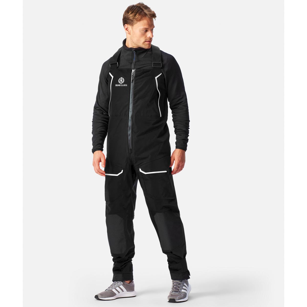 Henri Lloyd Men's Elite Hi-Fit Sailing Salopettes - Black Life Henri Lloyd Men's Elite Hi-Fit Sailing Salopettes - Black Life