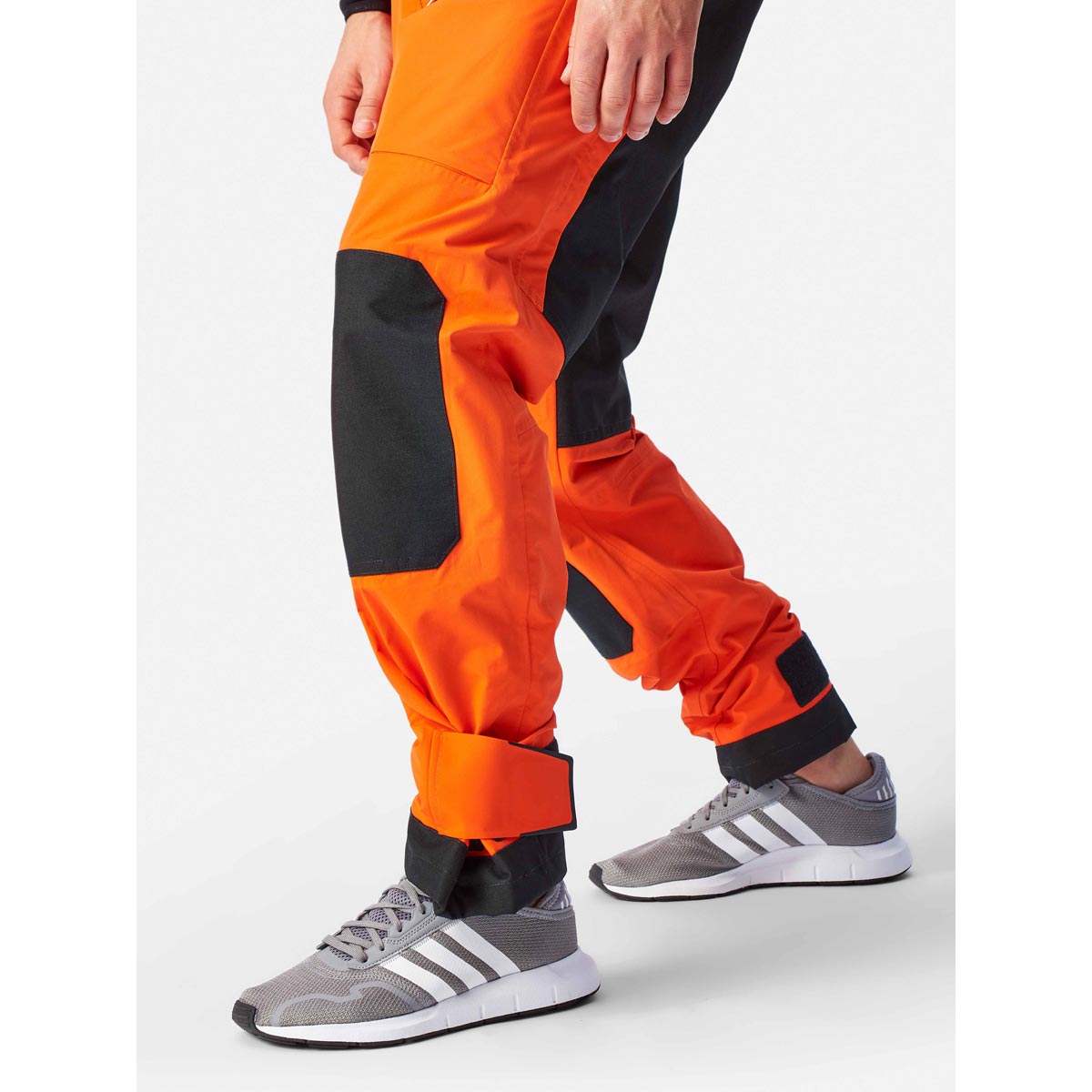 Henri Lloyd Men's Elite Hi-Fit Sailing Salopettes - Orange Leg Bottom Detail Henri Lloyd Men's Elite Hi-Fit Sailing Salopettes - Orange Leg Bottom Detail