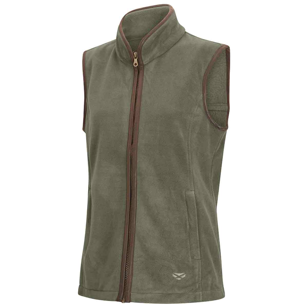 Hogg of Fife Stenton Ladies Green Fleece Gilet - Lovat. Hogg of Fife Stenton Ladies Green Fleece Gilet - Lovat.