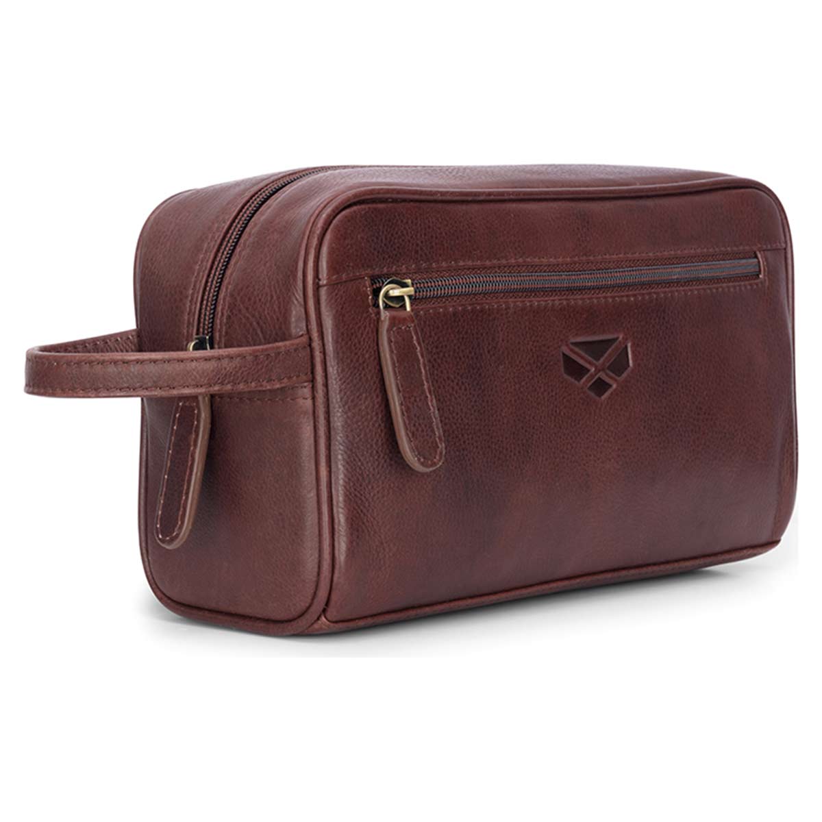 Hoggs Of Fife Monarch Leather Wash Bag - DB Hoggs Of Fife Monarch Leather Wash Bag - DB