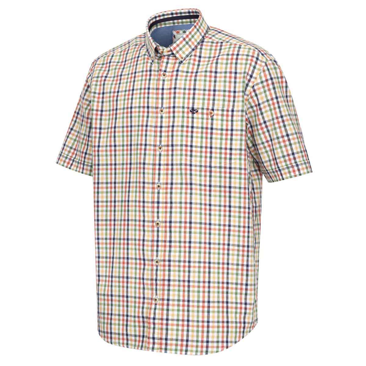Hoggs of Fife Aberdour Short Sleeve Check Shirt - gold Hoggs of Fife Aberdour Short Sleeve Check Shirt - gold