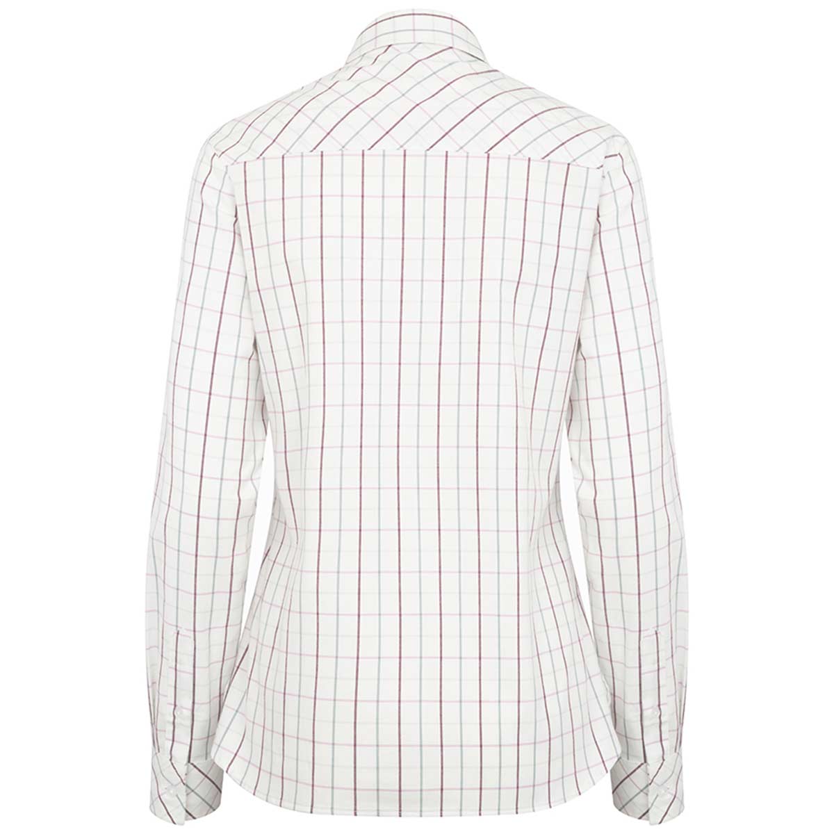 Hoggs of Fife Aberlady Ladies Tattersall Shirt - Rear Hoggs of Fife Aberlady Ladies Tattersall Shirt - Rear