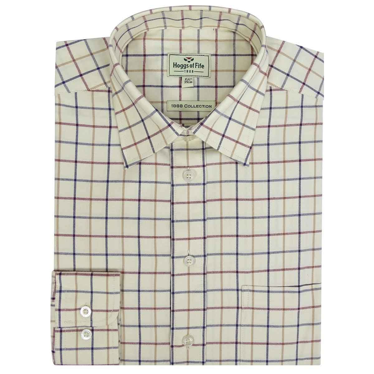 Hoggs of Fife Ambassador Premier Tattersall Shirt - folded Hoggs of Fife Ambassador Premier Tattersall Shirt - folded