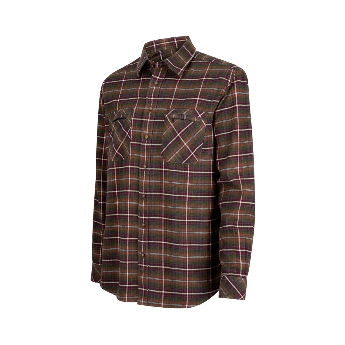 Hoggs of Fife Autumn Luxury Hunting Shirt - olive wine Hoggs of Fife Autumn Luxury Hunting Shirt - olive wine