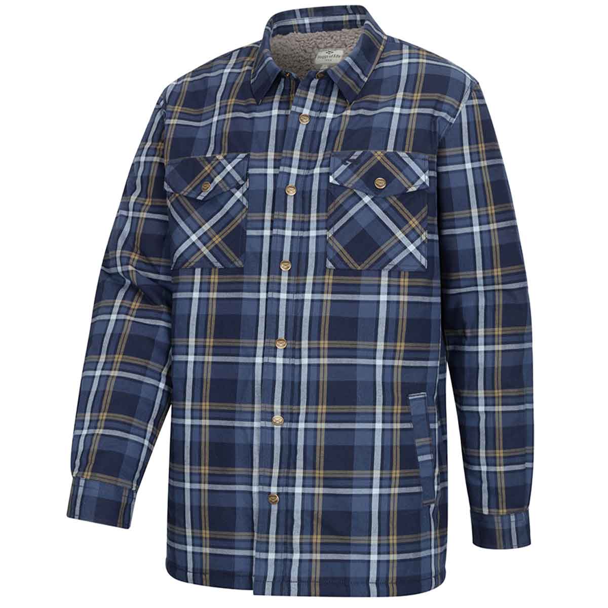 Hoggs of Fife Brunton Sherpa Lined Shacket Hoggs of Fife Brunton Sherpa Lined Shacket