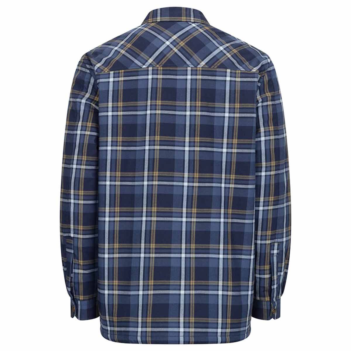 Hoggs of Fife Brunton Sherpa Lined Shacket - Rear Hoggs of Fife Brunton Sherpa Lined Shacket - Rear