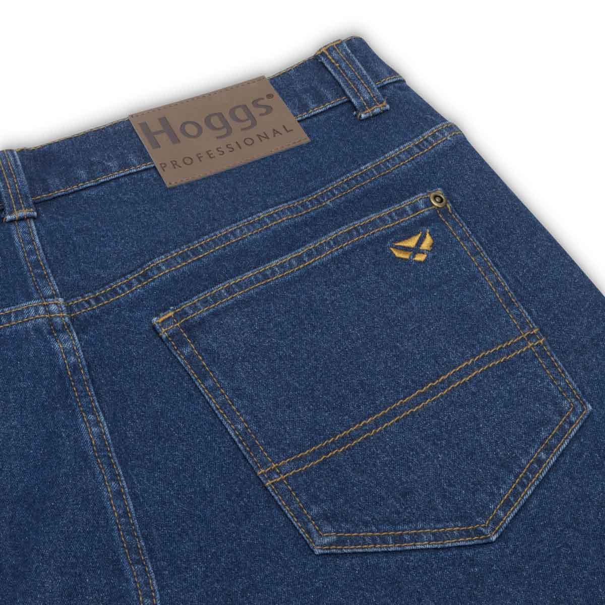 Hoggs of Fife Clyde Comfort Denim Jeans - dark stonewash detail Hoggs of Fife Clyde Comfort Denim Jeans - dark stonewash detail