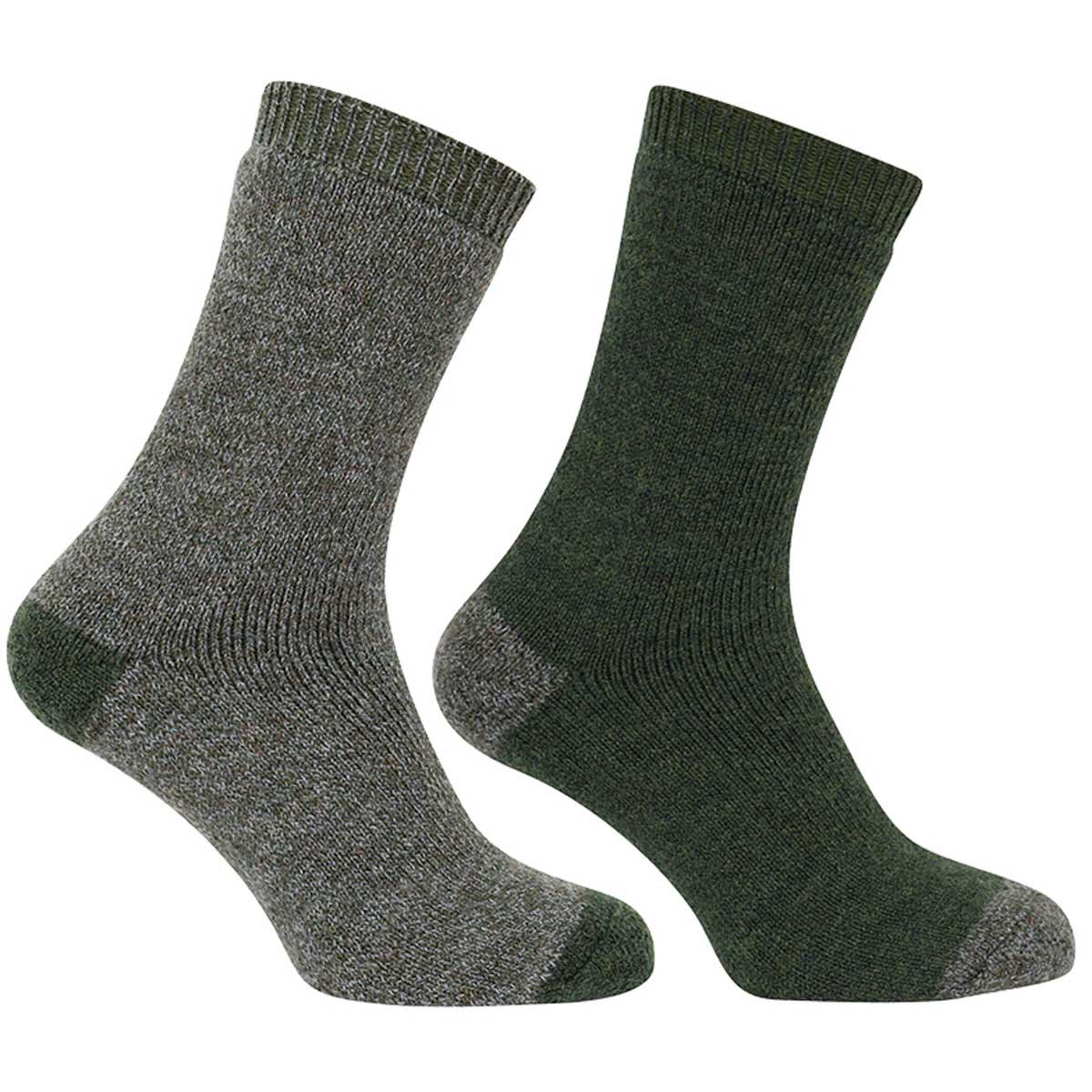 Hoggs of Fife Country Short Sock (Twin Pack) - Tweed/Loden Hoggs of Fife Country Short Sock (Twin Pack) - Tweed/Loden