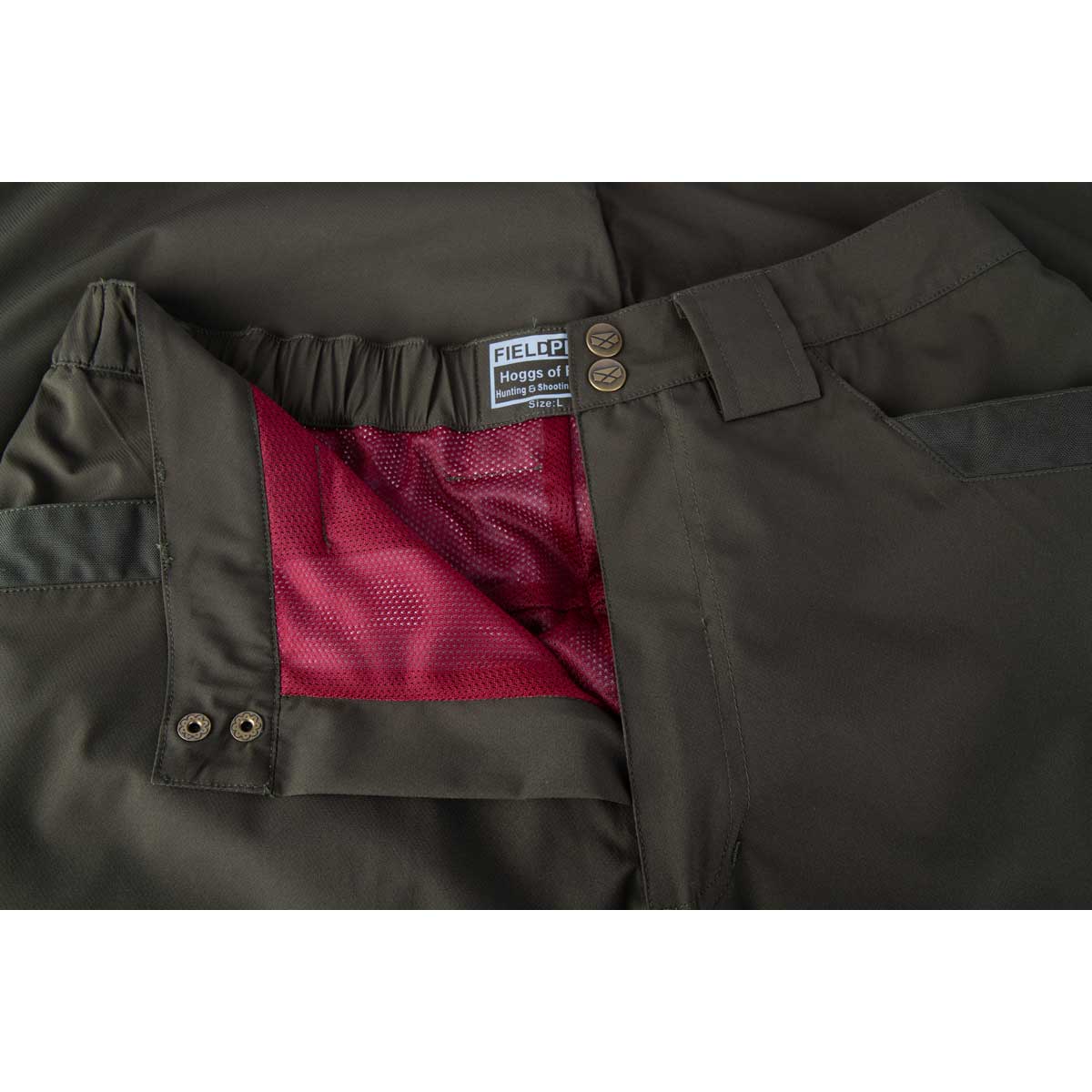 Hoggs of Fife Culloden Waterproof Trousers - fastening Hoggs of Fife Culloden Waterproof Trousers - fastening