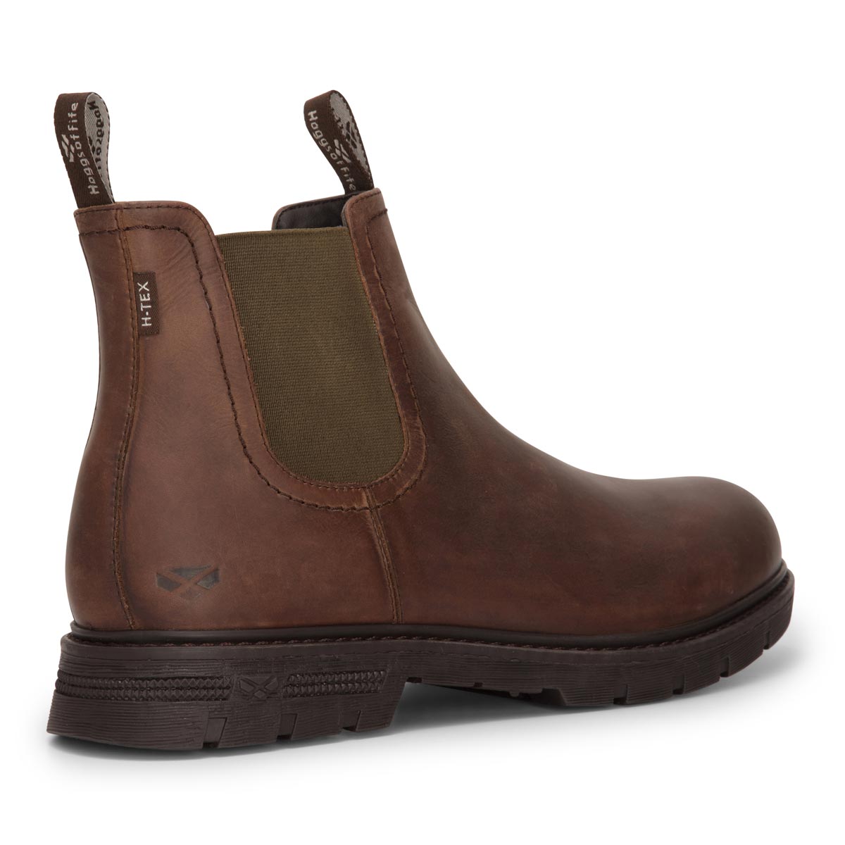 Hoggs of Fife Dalmeny Dealer Boot - Dark Brown Rear Hoggs of Fife Dalmeny Dealer Boot - Dark Brown Rear