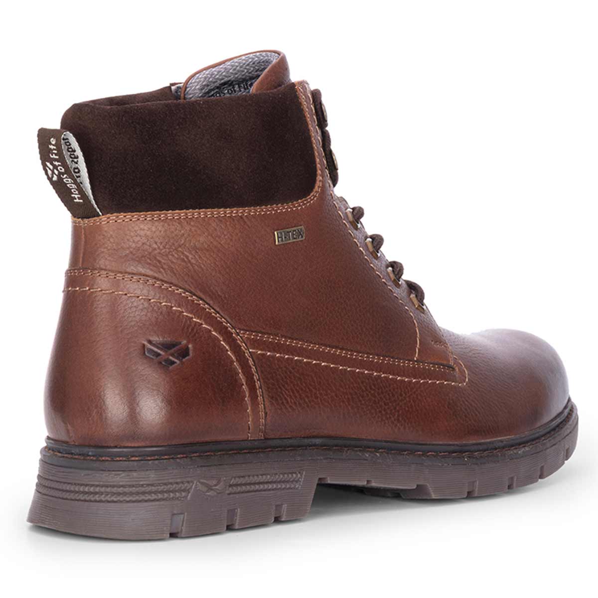 Hoggs of Fife Dundas Lace Boot Mahogany - Rear Hoggs of Fife Dundas Lace Boot Mahogany - Rear