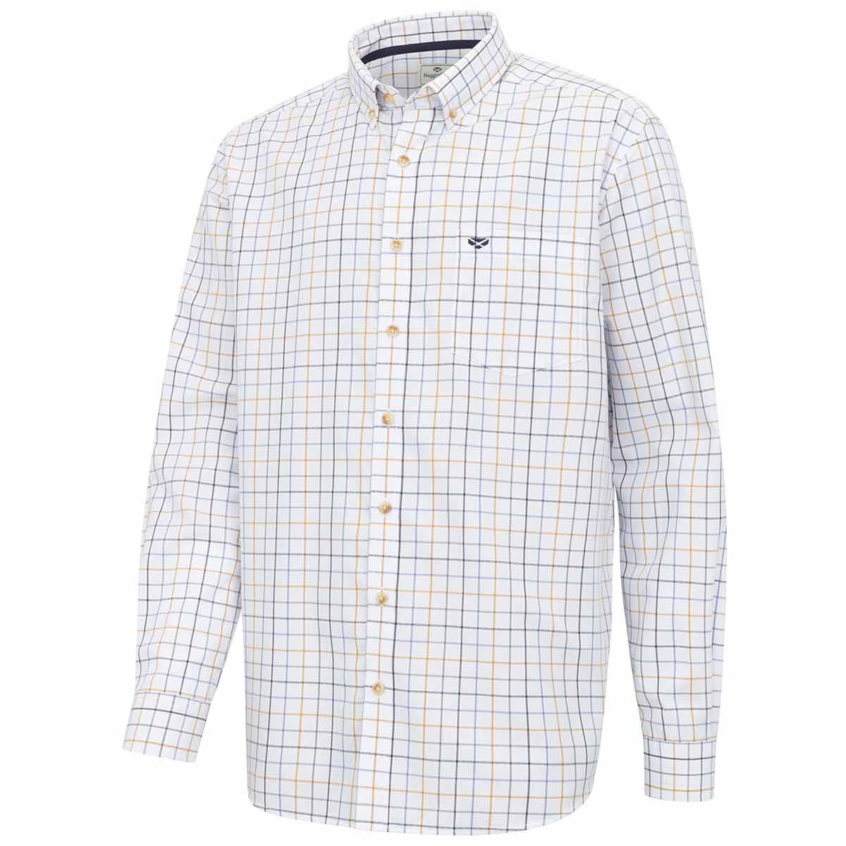 Hoggs of Fife Fenwick Tattersall Shirt - Blue/Green/Gold Hoggs of Fife Fenwick Tattersall Shirt - Blue/Green/Gold