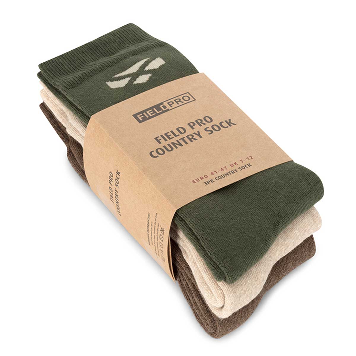 Hoggs of Fife Field Pro Country Socks - 3 Pack Hoggs of Fife Field Pro Country Socks - 3 Pack