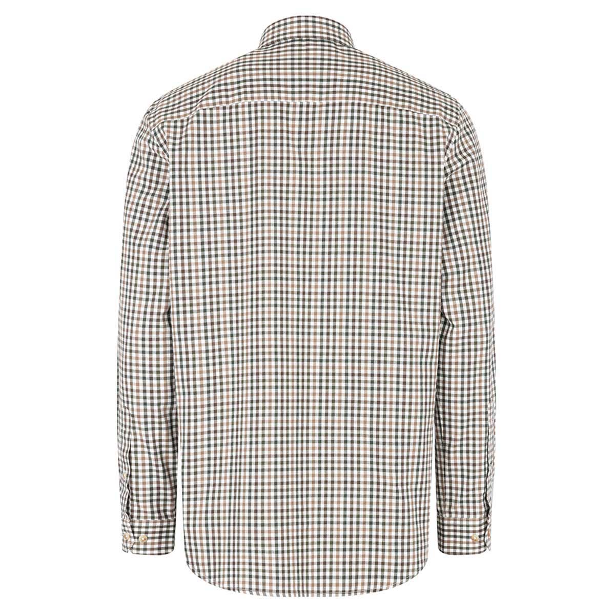 Hoggs-of-Fife-Garvock-Cotton-Twill-Herringbone-Check-Shirt - rear Hoggs-of-Fife-Garvock-Cotton-Twill-Herringbone-Check-Shirt - rear