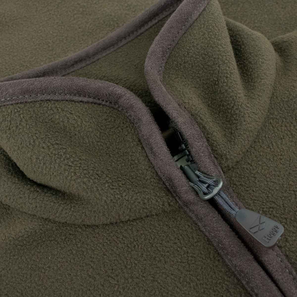 Hoggs of Fife Ghillie II W/P Fleece Jacket - green detail Hoggs of Fife Ghillie II W/P Fleece Jacket - green detail