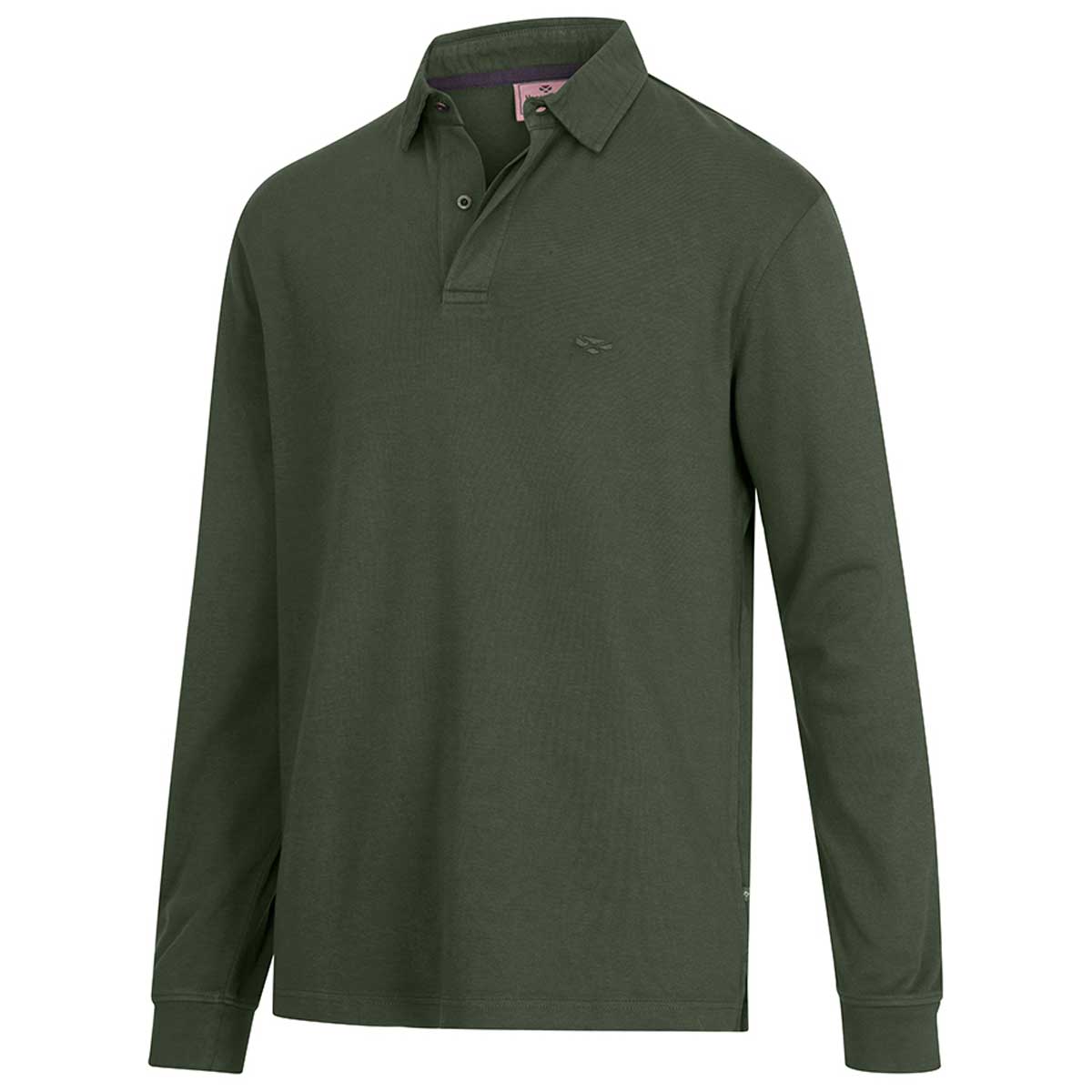 Hoggs of Fife Heriot Long Sleeve Rugby Shirt - Green Hoggs of Fife Heriot Long Sleeve Rugby Shirt - Green