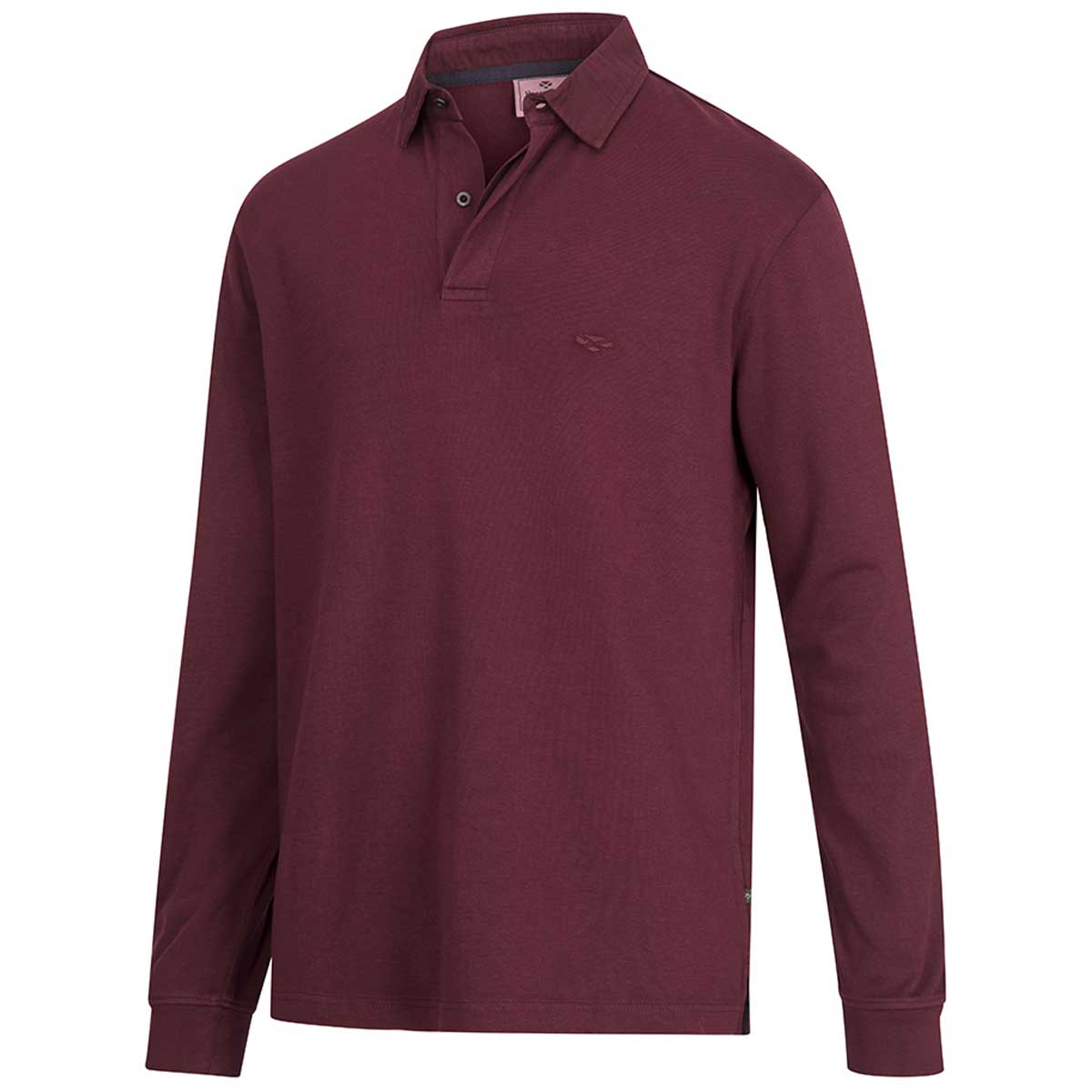 Hoggs of Fife Heriot Long Sleeve Rugby Shirt - Merlot Hoggs of Fife Heriot Long Sleeve Rugby Shirt - Merlot