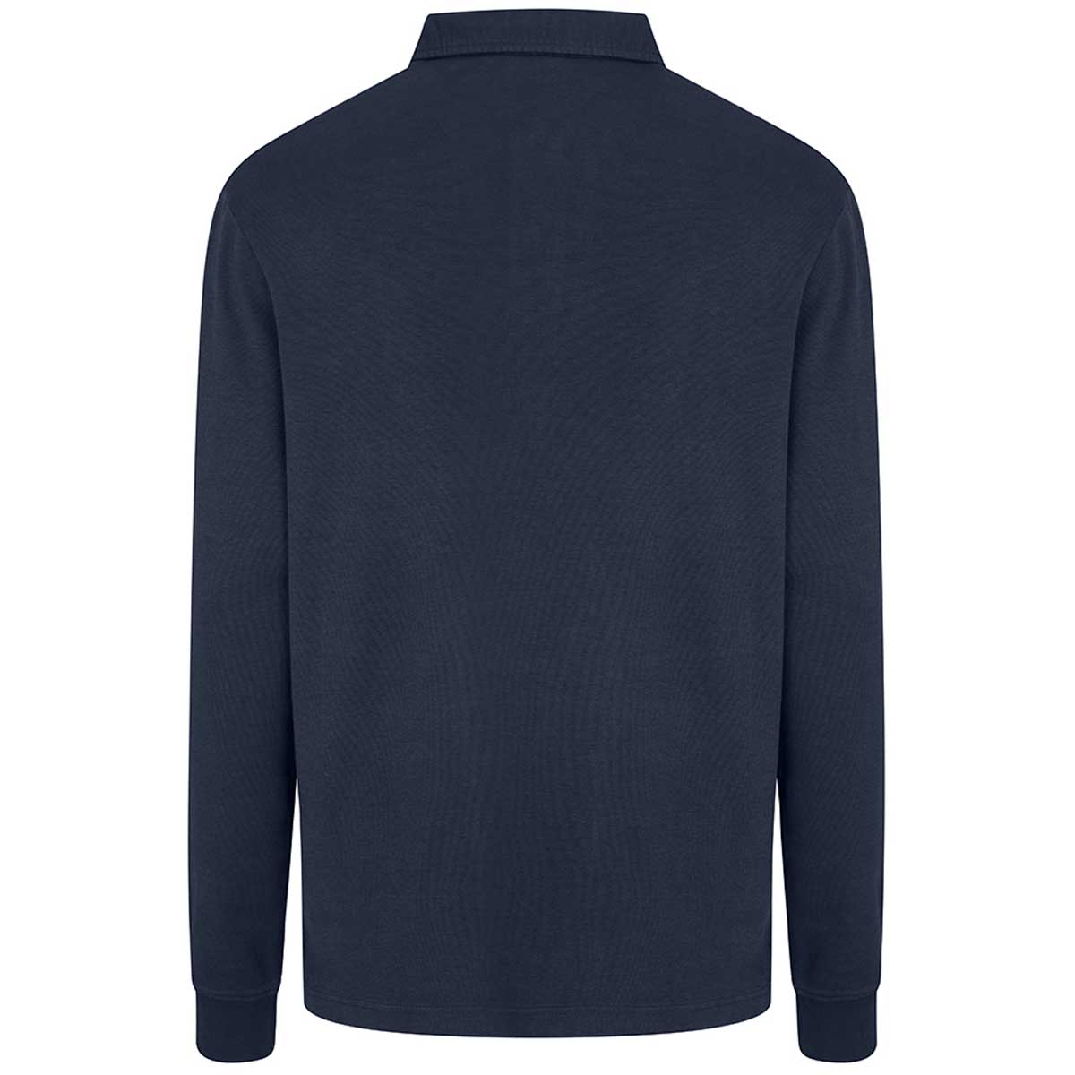 Hoggs of Fife Heriot Long Sleeve Rugby Shirt - Navy - Rear Hoggs of Fife Heriot Long Sleeve Rugby Shirt - Navy - Rear