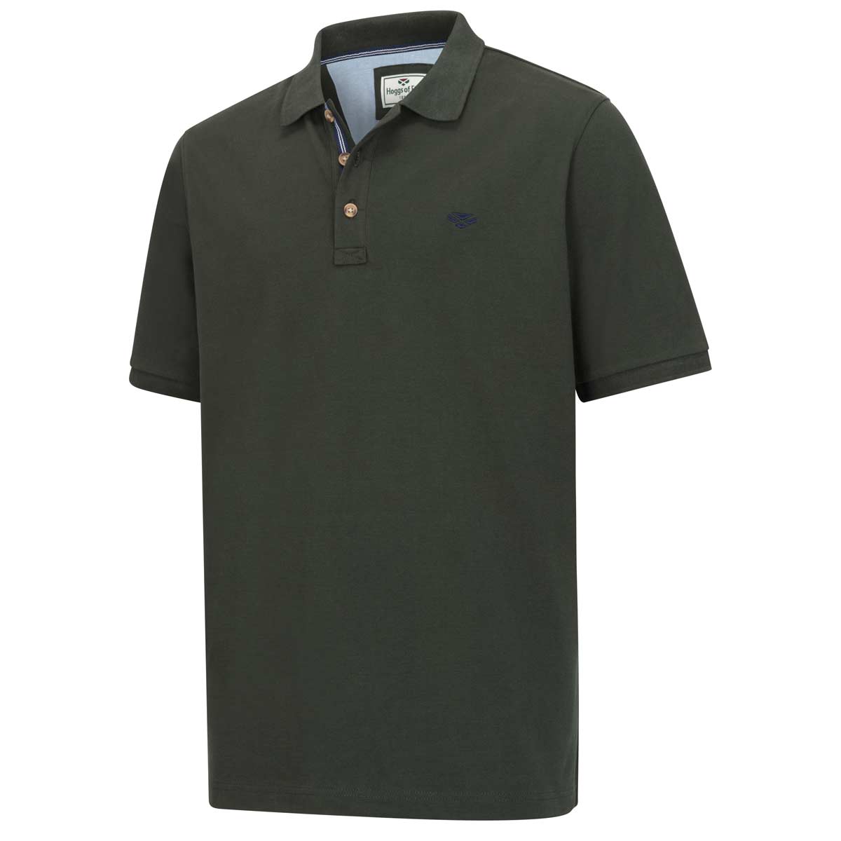 Hoggs of Fife Newton Pique Polo Shirt - Forest Hoggs of Fife Newton Pique Polo Shirt - Forest