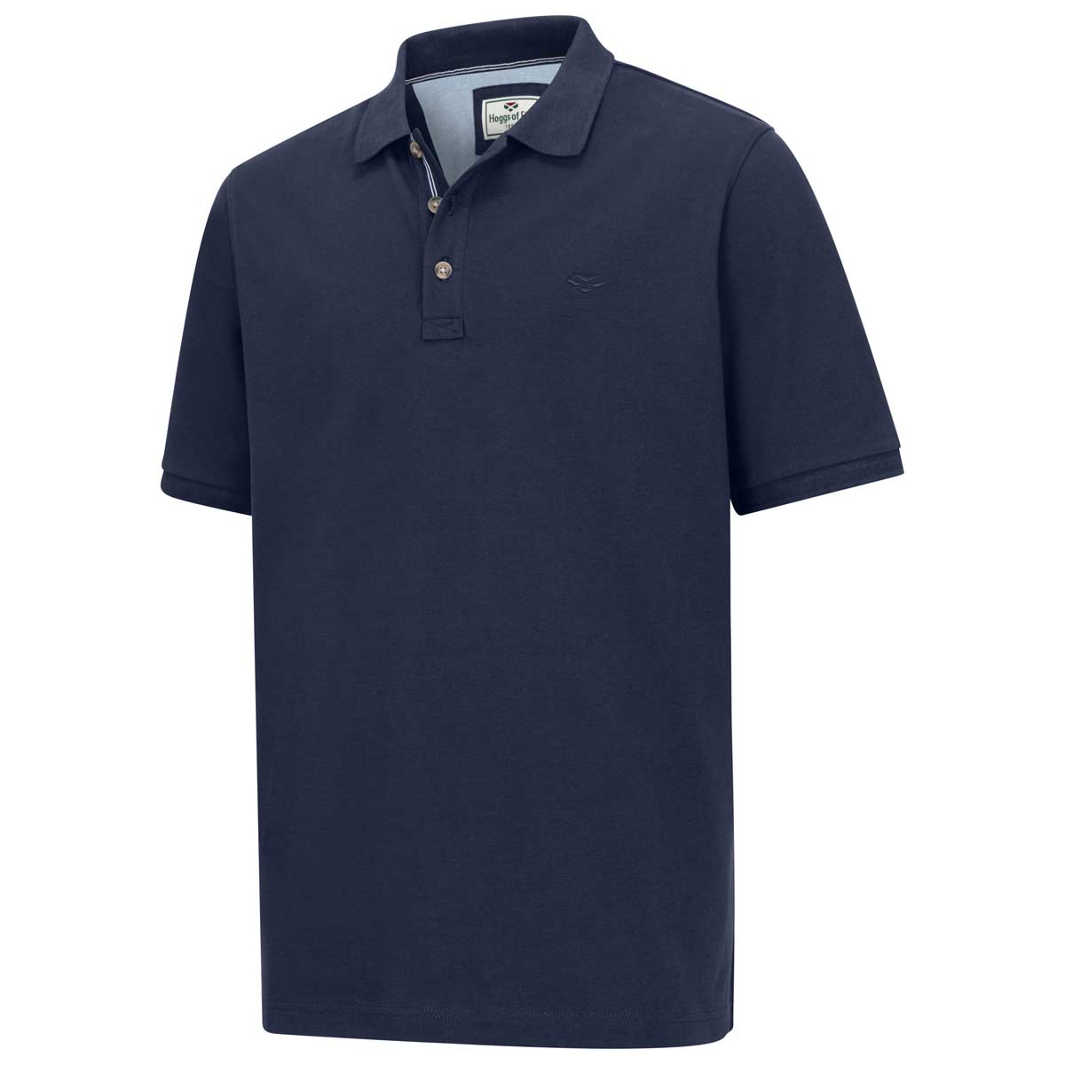 Hoggs of Fife Newton Pique Polo Shirt - Navy Hoggs of Fife Newton Pique Polo Shirt - Navy